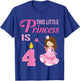 4th Birthday Girls Princess 4 Year Old Fairy Tale T-Shirt - T-Shirt | Royal