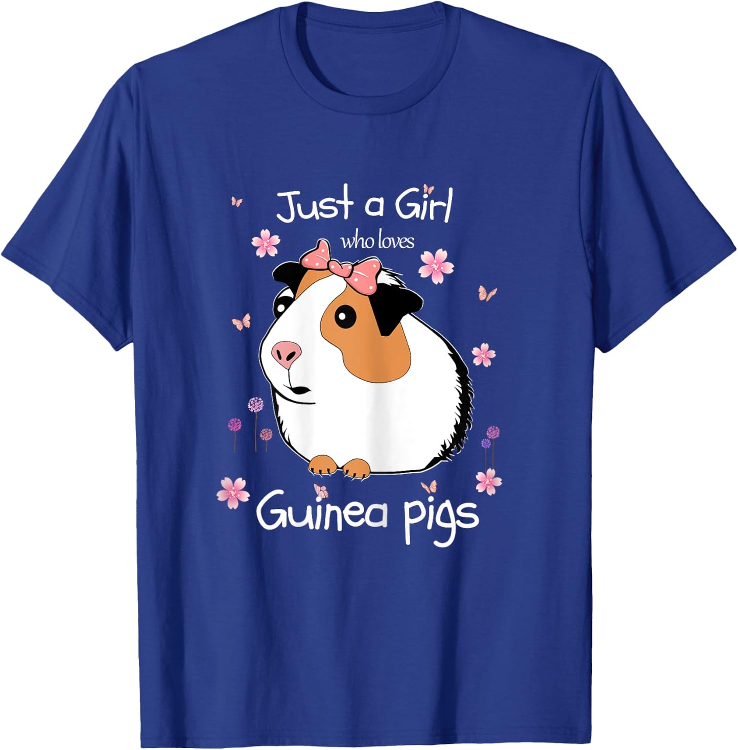 Just a Girl Who Loves Guinea Pigs - Cute Pets Lover Gift T-Shirt - T-Shirt | Royal