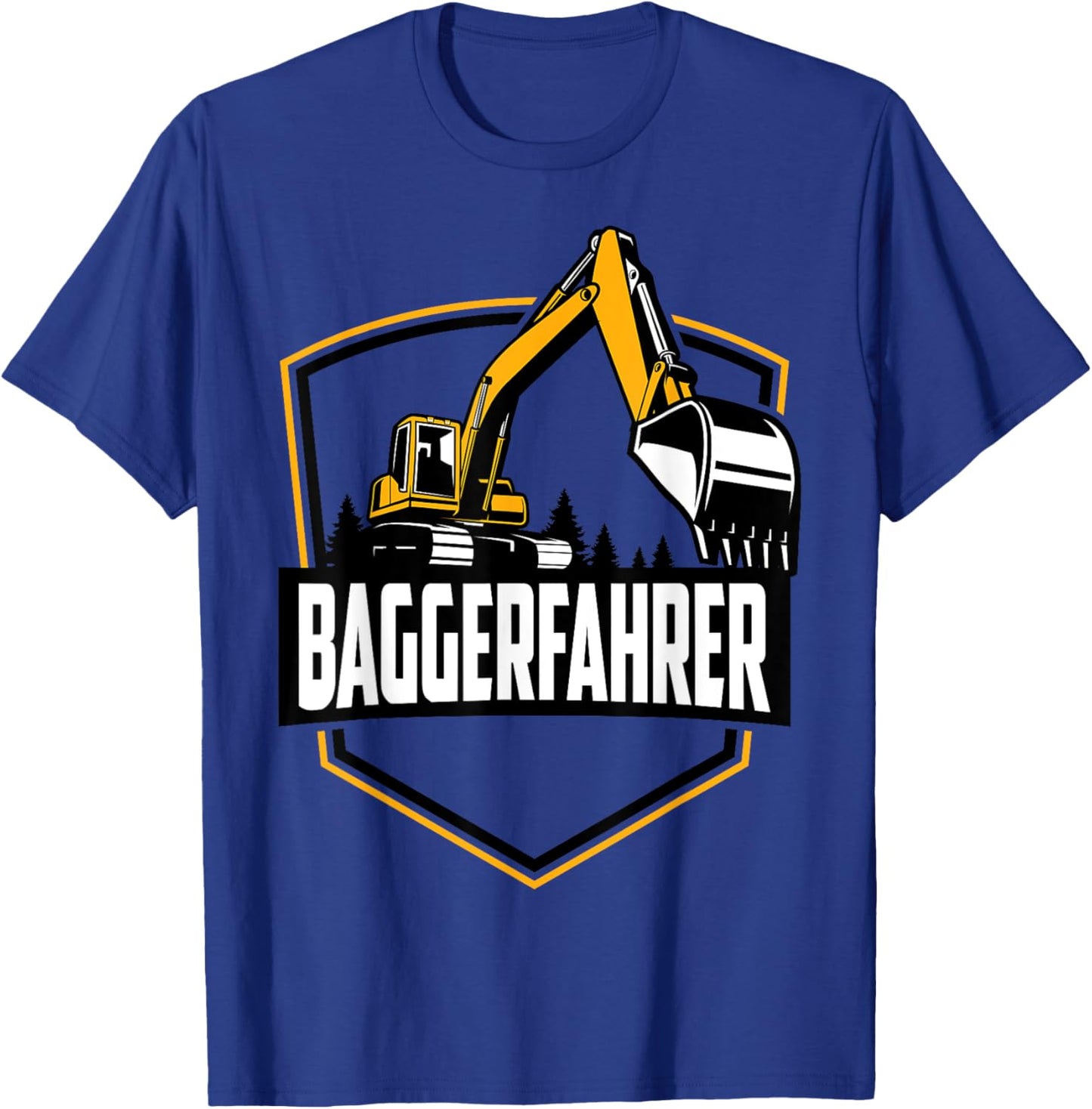 Baggerfahrer Kinder Männer Beruf Spielzeug Bauarbeiter T-Shirt - T-Shirt | Royal