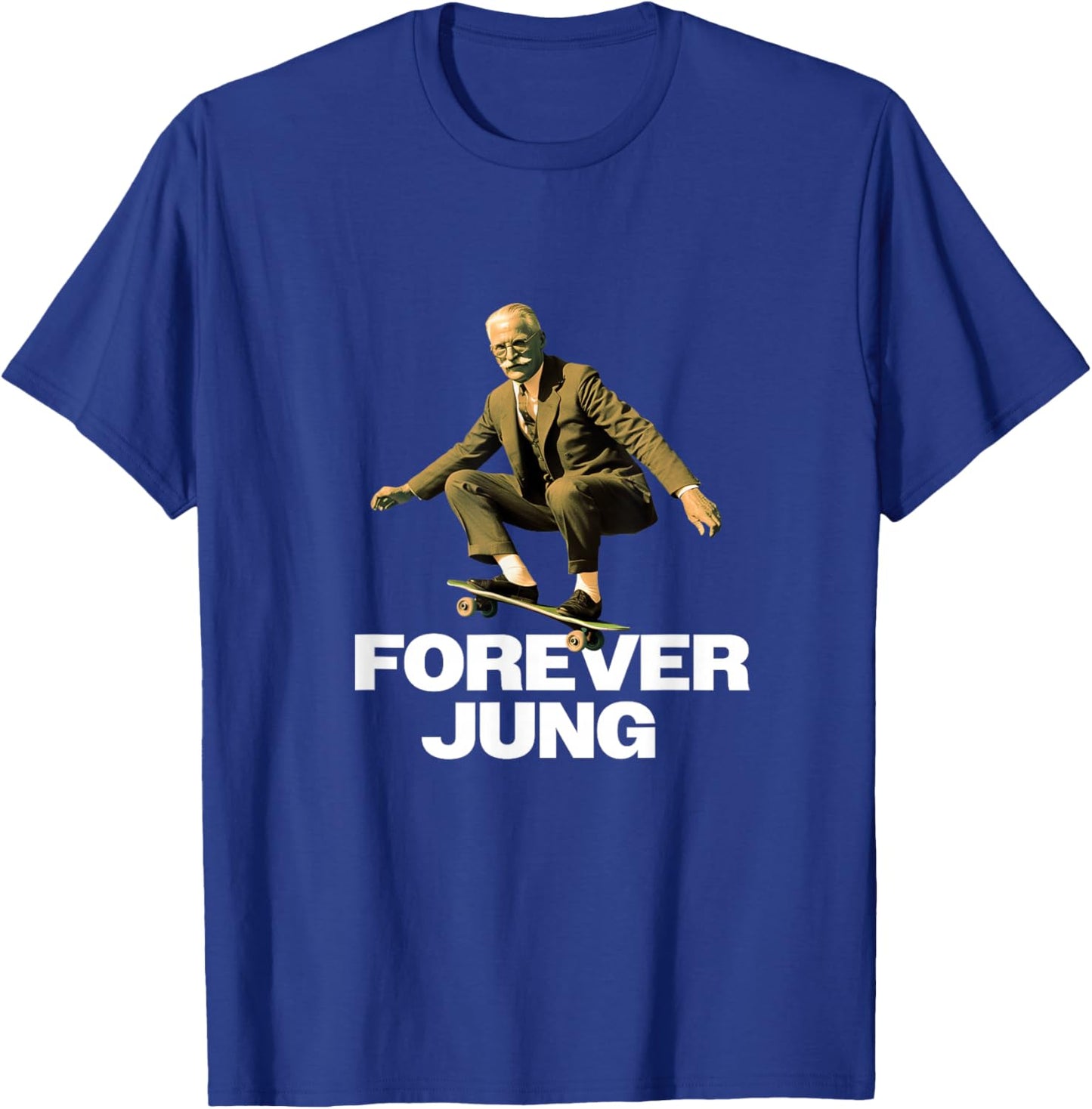 Forever Jung - Lustiges Psychoanalytiker-Design T-Shirt - T-Shirt | Royal