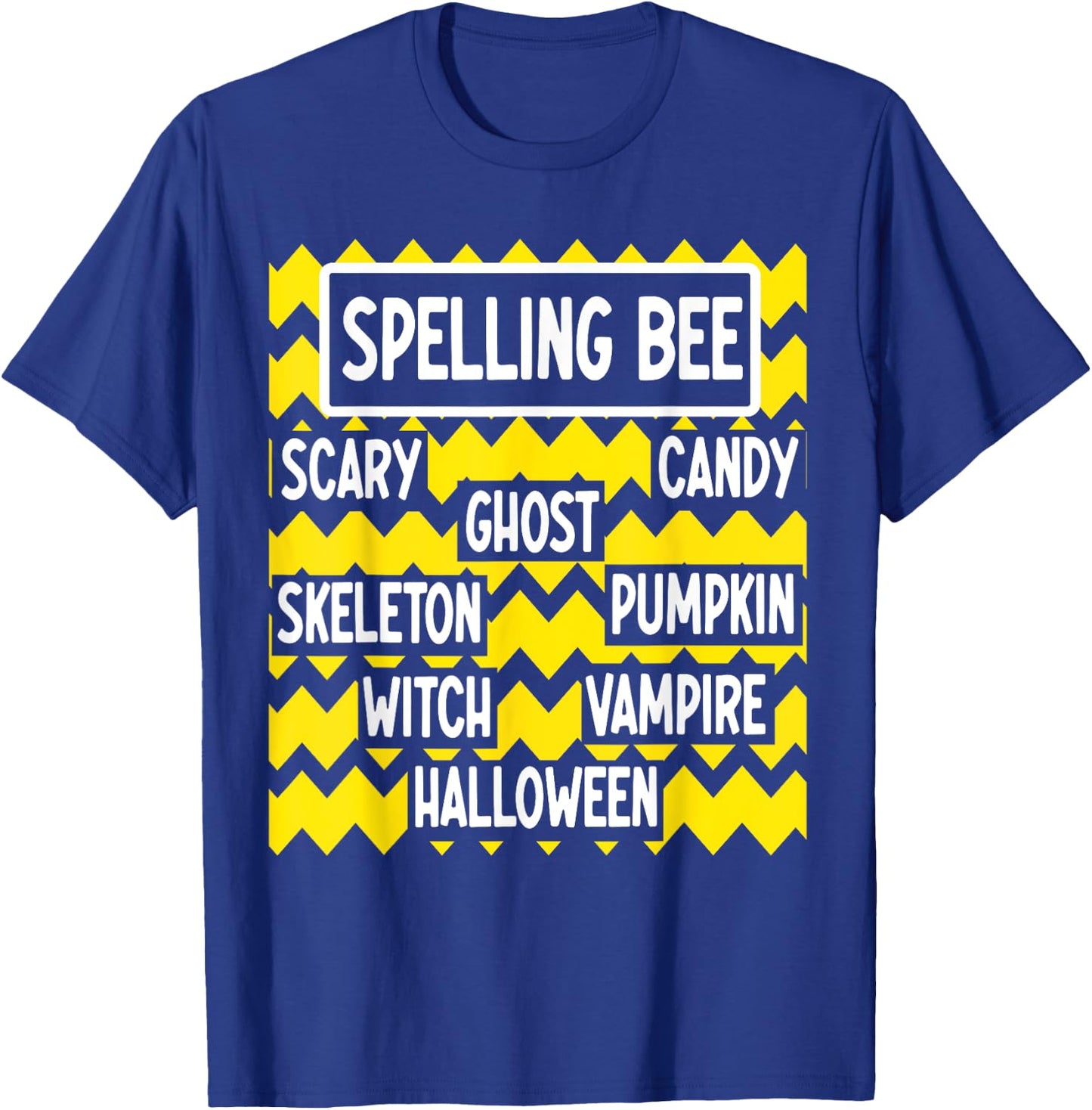 Halloween Costume Pun for Funny Teachers spelling bee T-Shirt - T-Shirt | Royal