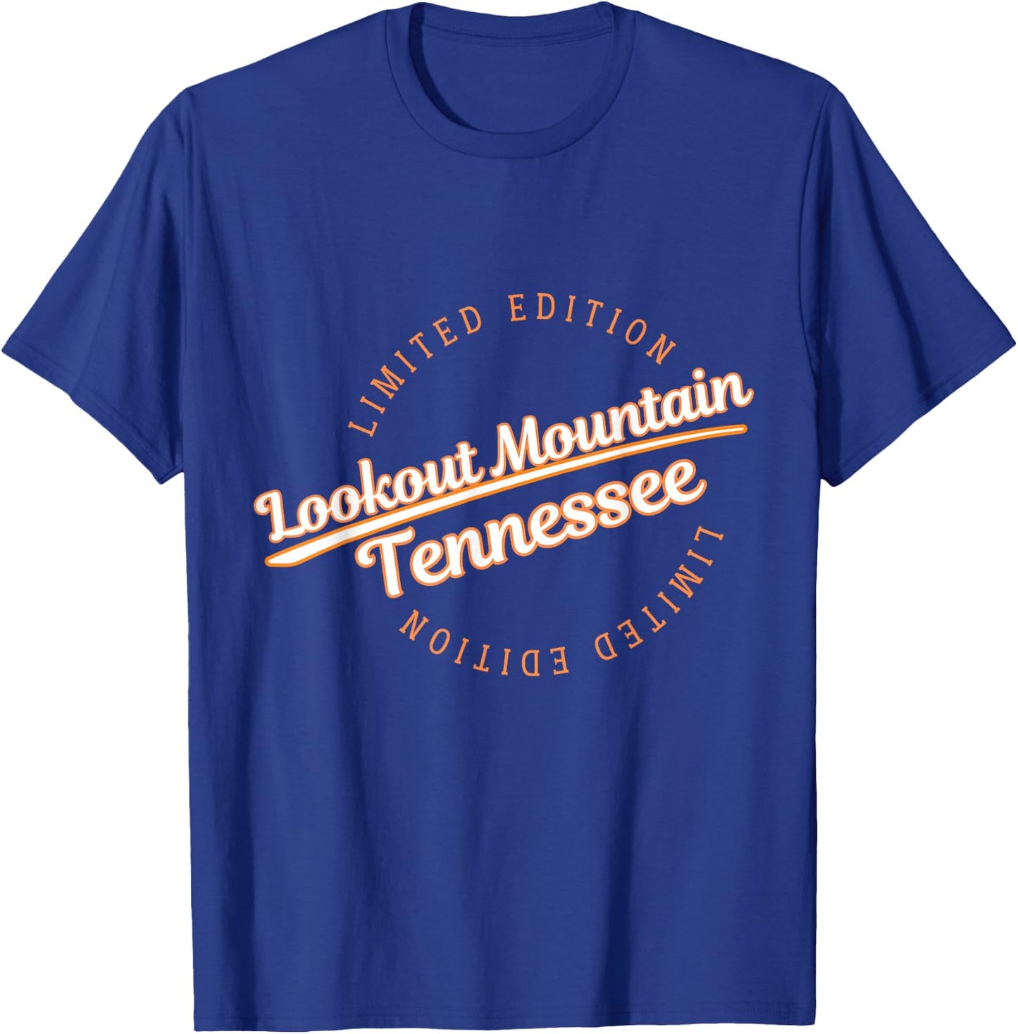 Retro Athletic Lookout Mountain TN Apparel T-Shirt - T-Shirt | Royal