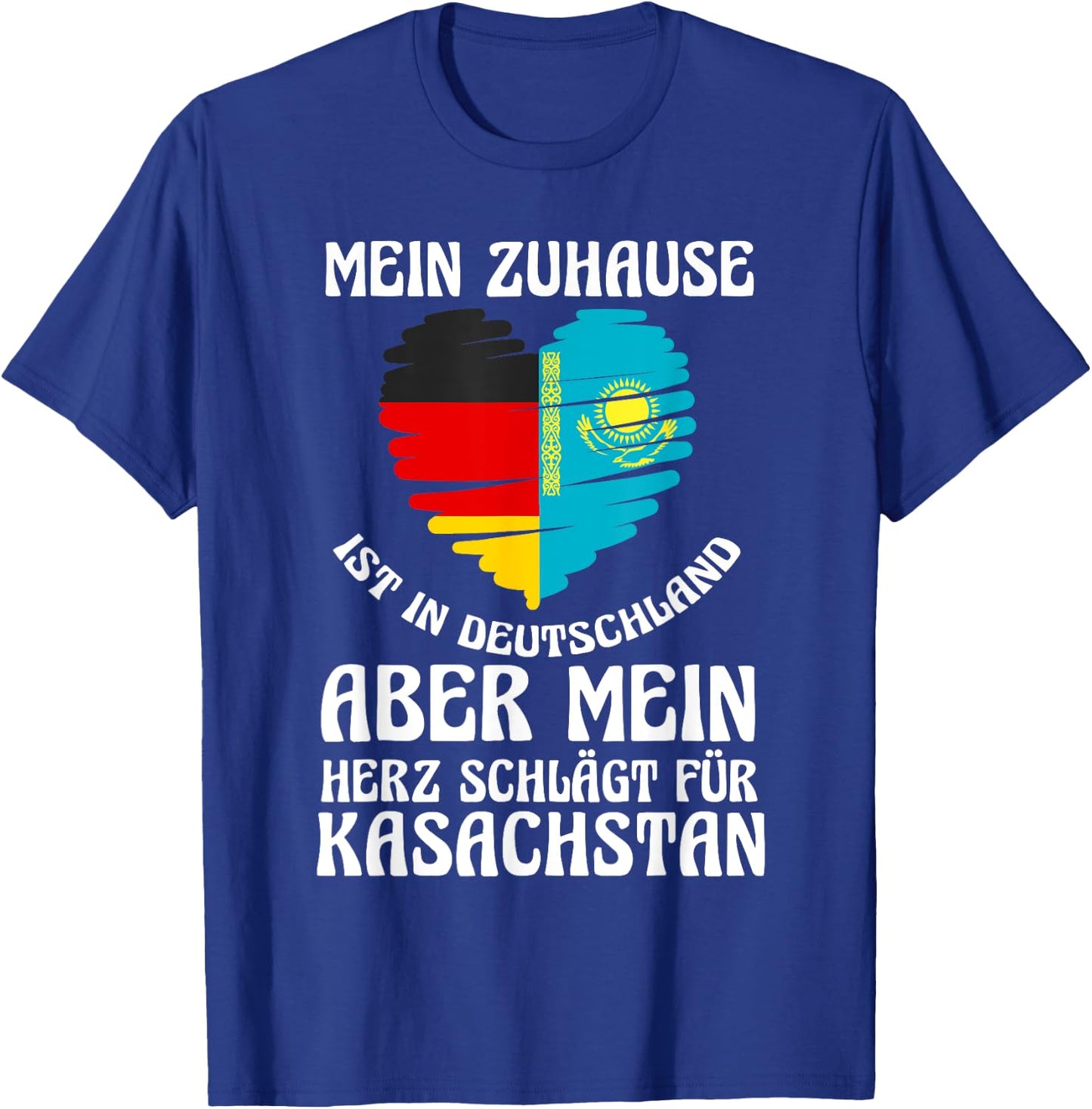 Kasachstan Deutschland T-Shirt - T-Shirt | Royal