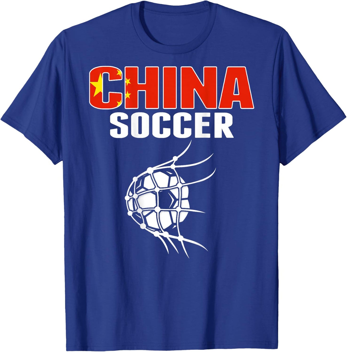 Proud China Soccer Fans Jersey Support Chinese Football Team T-Shirt - T-Shirt | Royal