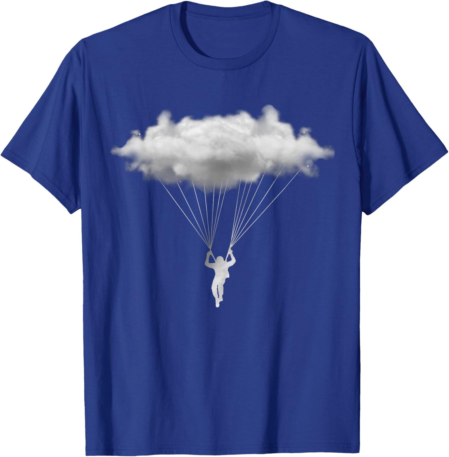 Cloud Paragliding Paraglider Skydiving Gifts Clouds T-Shirt - T-Shirt | Royal