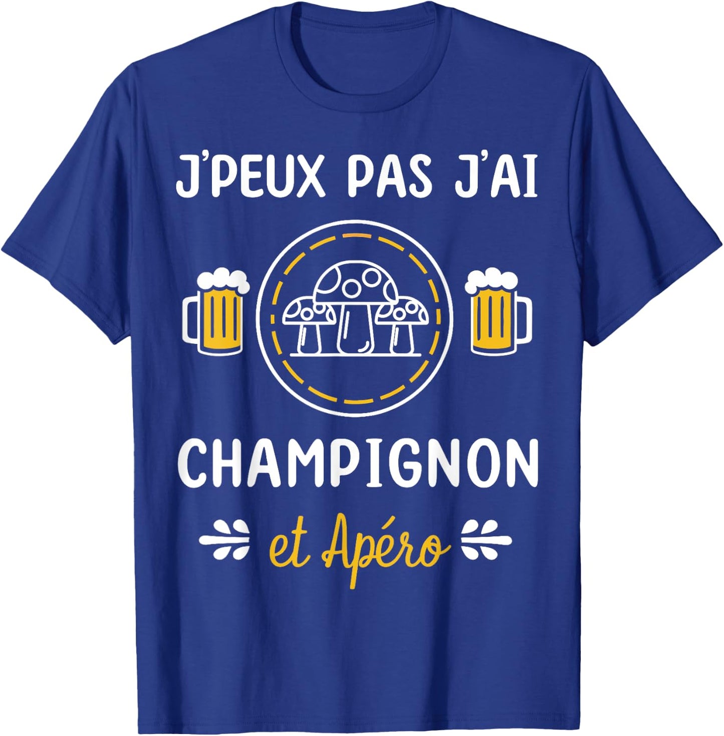 Je peux pas j'ai Mushroom T-Shirt - T-Shirt | Royal