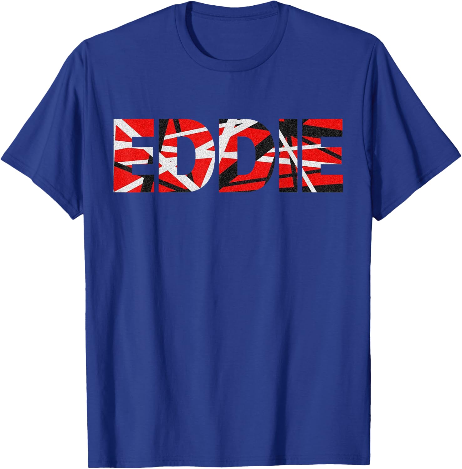 Retro Eddie Name Distressed 90s Classic Van Name Pride Gifts T-Shirt - T-Shirt | Royal