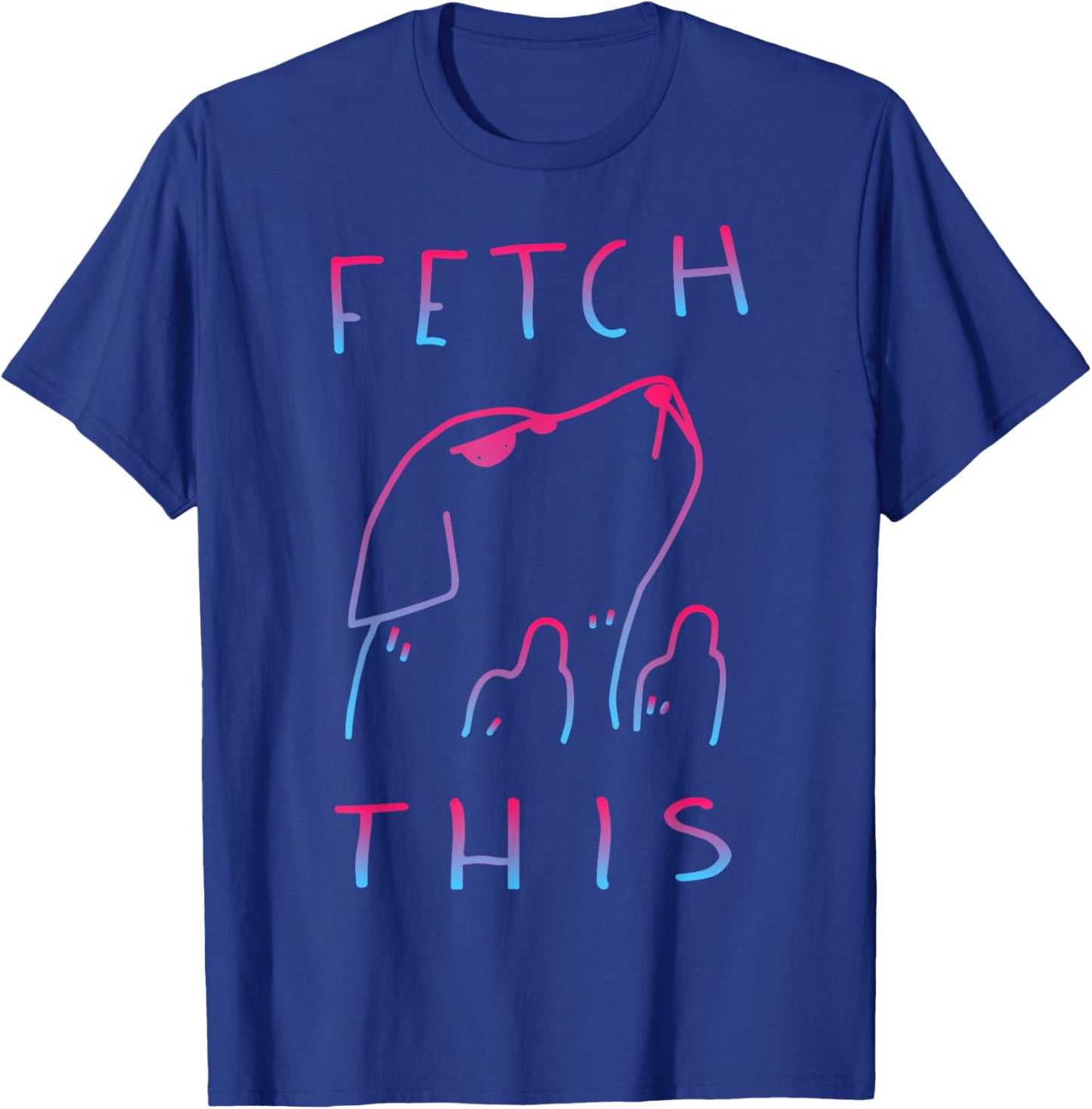 Fetch This dog cute Women Girls Kids T-Shirt - T-Shirt | Royal