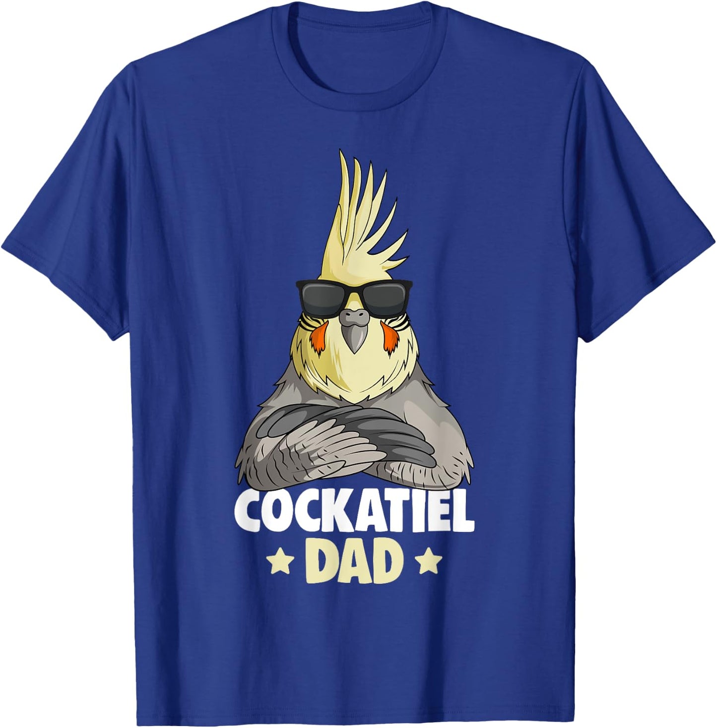 Cockatiel Dad Bird T-Shirt - T-Shirt | Royal