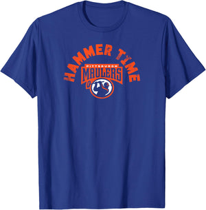 Pittsburgh Maulers: Hammer Time T-Shirt - T-Shirt | Royal