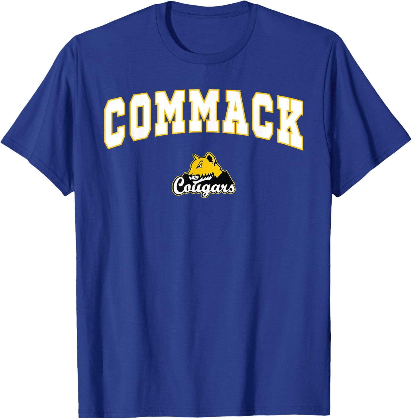 Commack High School Cougars T-Shirt - T-Shirt | Royal