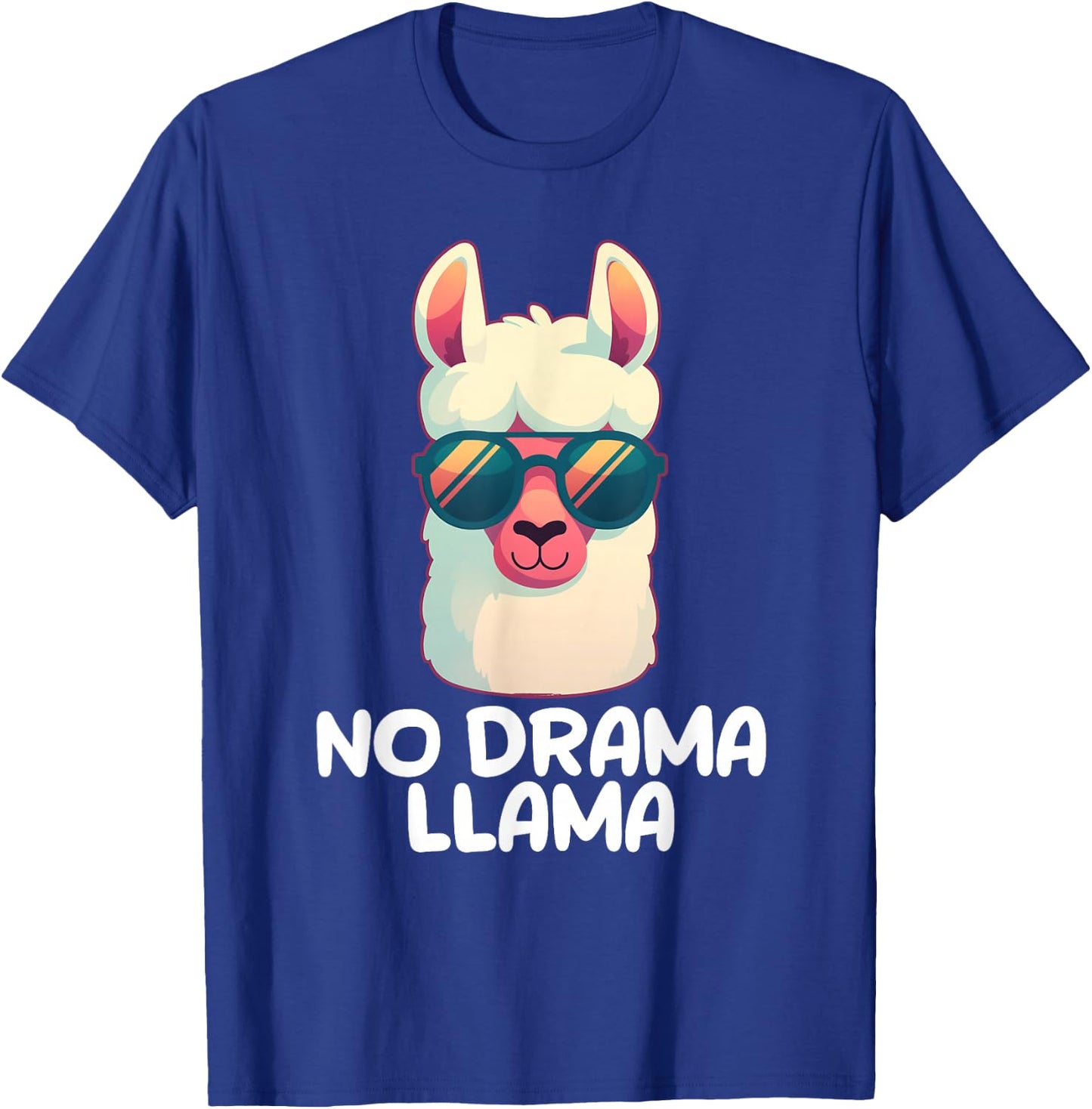No Drama Llama T-Shirt - T-Shirt | Royal
