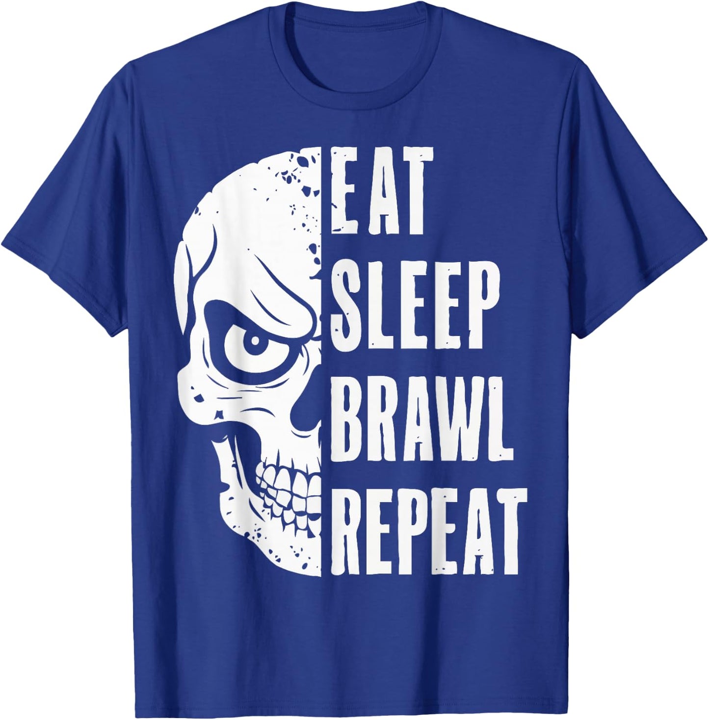 Eat Sleep Brawl Repeat Funny Video Gamer Gaming T-Shirt - T-Shirt | Royal