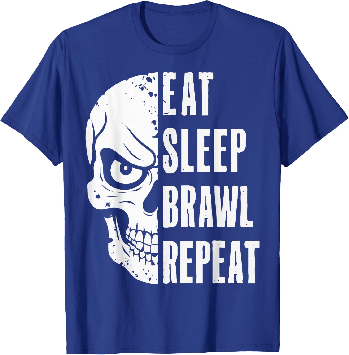 Eat Sleep Brawl Repeat Funny Video Gamer Gaming T-Shirt - T-Shirt | Royal