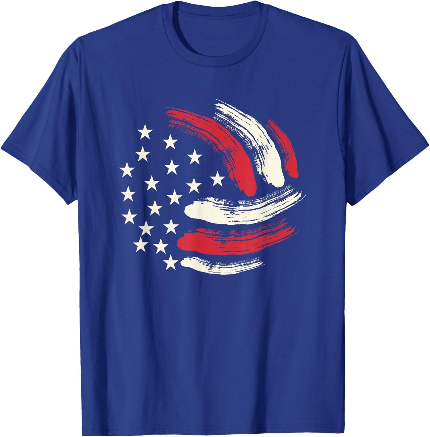 Patriotic Volleyball Gift Volleyball Team American Flag T-Shirt - T-Shirt | Royal
