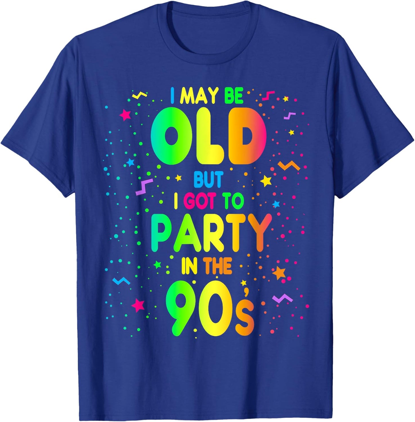 90s Design , Rave Outfit and 1990s Costume , Black T-Shirt - T-Shirt | Royal