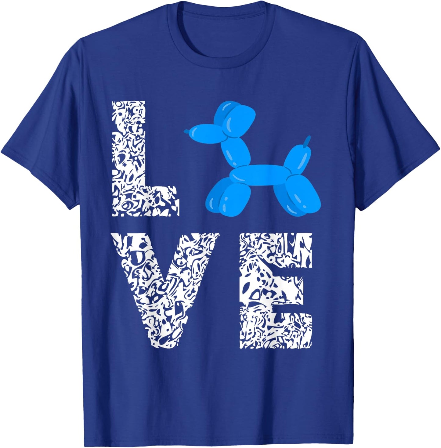 Amazing Balloon Benders Twisting Animals Leopard Dog Balloon Animal - -Adults, Black, Small T-Shirt - T-Shirt | Royal