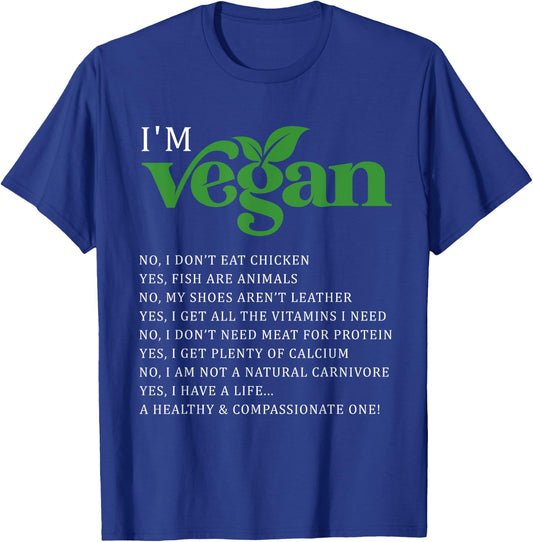 Pro Vegan Activism Végétariens végétariens végétariens véganisme T-Shirt - T-Shirt | Royal