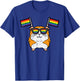 Gay Guinea Pig Rainbow Flag LGBT Pride Month Men Women Kids T-Shirt - T-Shirt | Royal