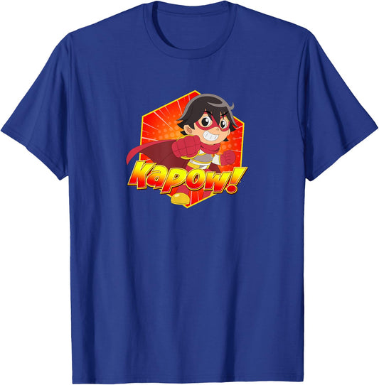 Ryan's World the Movie Kapow T-Shirt - T-Shirt | Royal