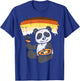 Panda Painting Animal LGBTQ Gay Bear Flag Gay Pride Men T-Shirt - T-Shirt | Royal