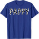 Cow Pappy Birthday Family Matching Girl Boy Farm Birthday T-Shirt - T-Shirt | Royal