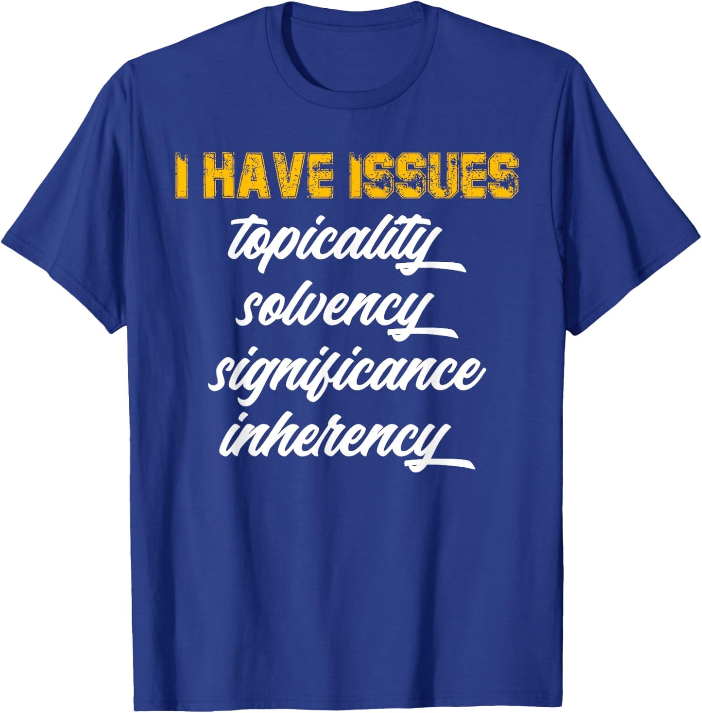 Debate Competition School Speech and Debate Team Debater T-Shirt - T-Shirt | Royal