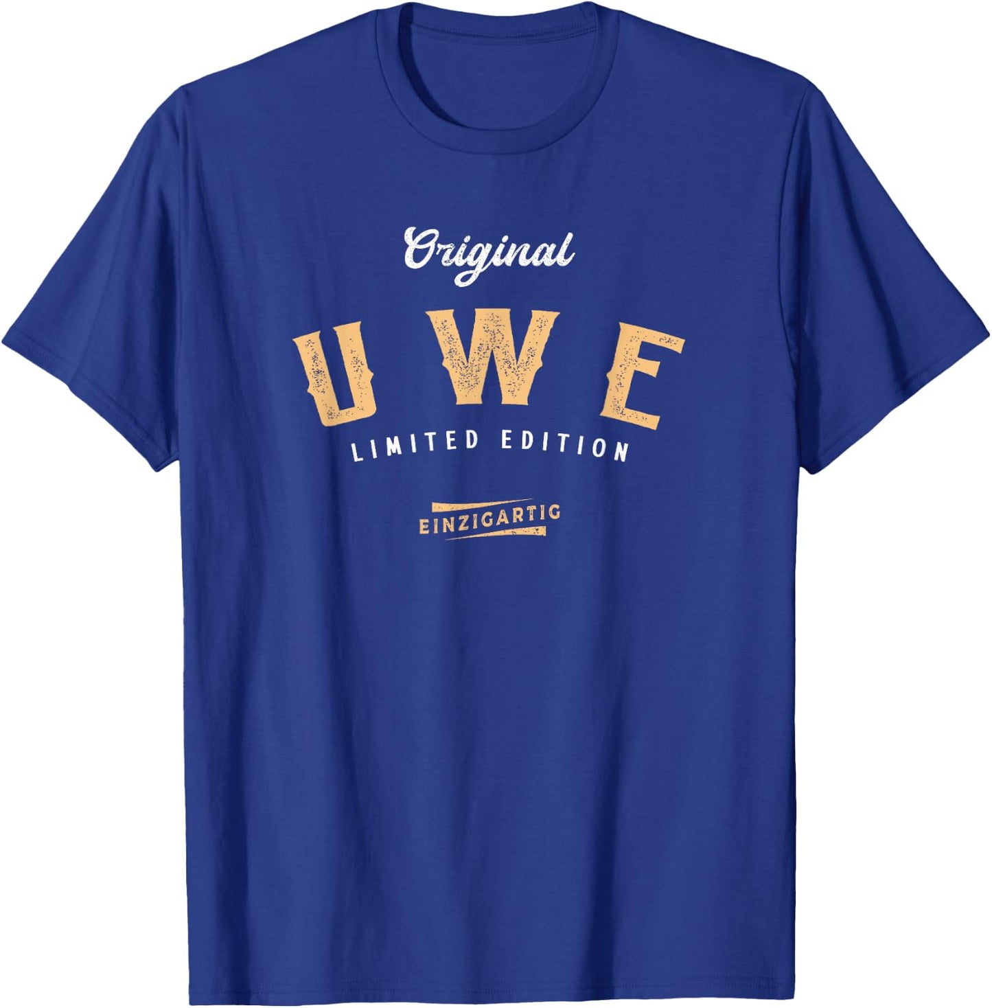 Lustige Geschenke für Uwe Uwe Limited Edition , Herren, Schwarz, S, Cartoon, Kurzarm, Klassische Passform, U-Boot-Ausschnitt, Klein T-Shirt - T-Shirt | Royal