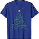 Xmas Horse Gifts For Girls & Women Horse Lovers - Black, Small - Christmas Tree Pattern - Adult - Short Sleeve - - Modern Style - Winter Season T-Shirt - T-Shirt | Royal