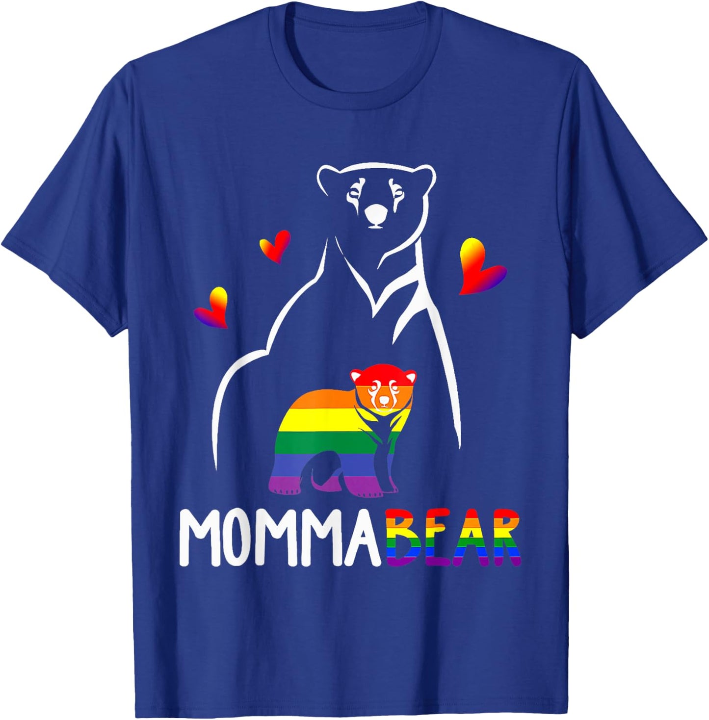 LGBT Momma Bear Gay Pride Proud Mom Mother's Day 2025 T-Shirt - T-Shirt | Royal