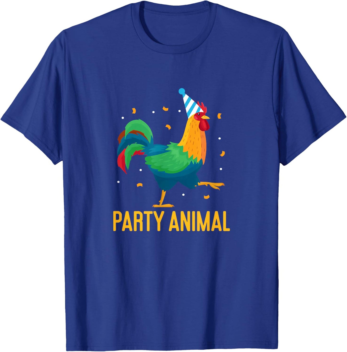 Party Animal Chicken Theme Farm Birthday Backyard Party T-Shirt - T-Shirt | Royal