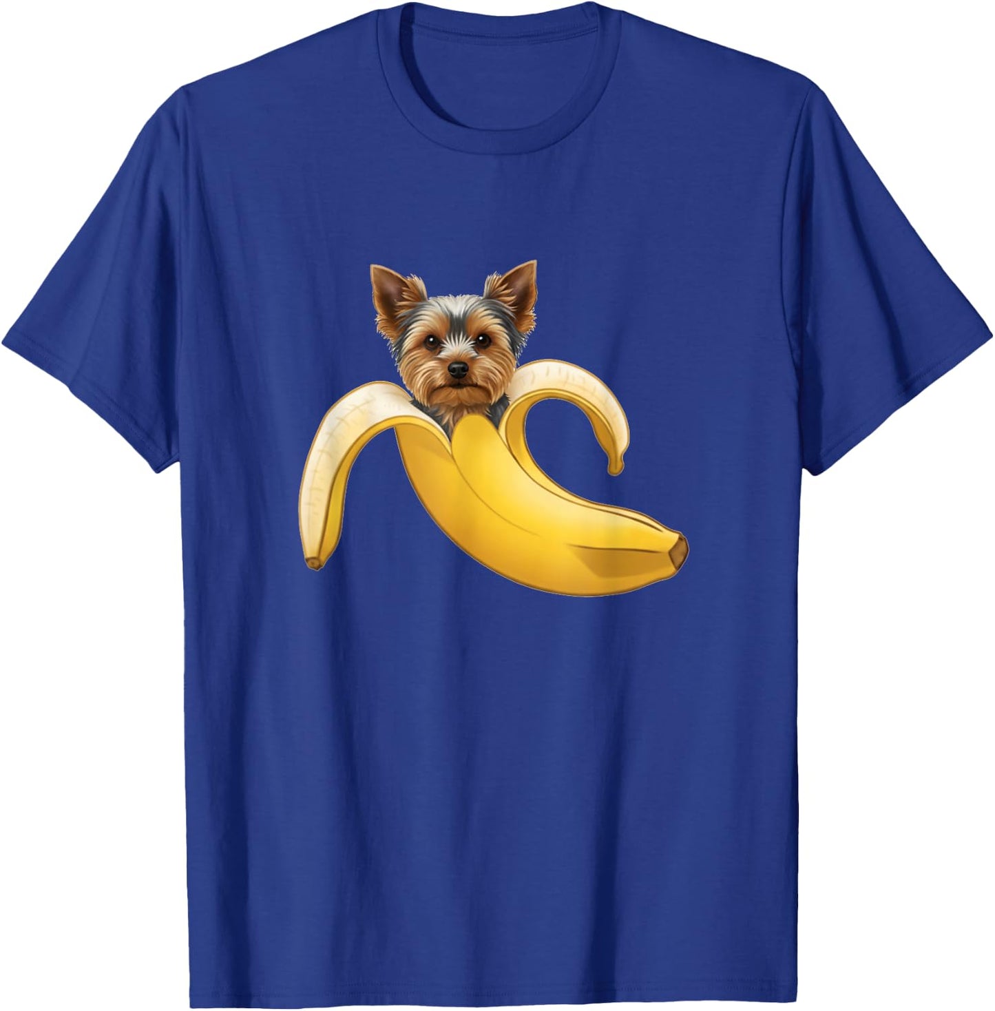 Funny Yorkshire Terrier Yorkie Lovers Banana Boys Girls Kids T-Shirt - T-Shirt | Royal
