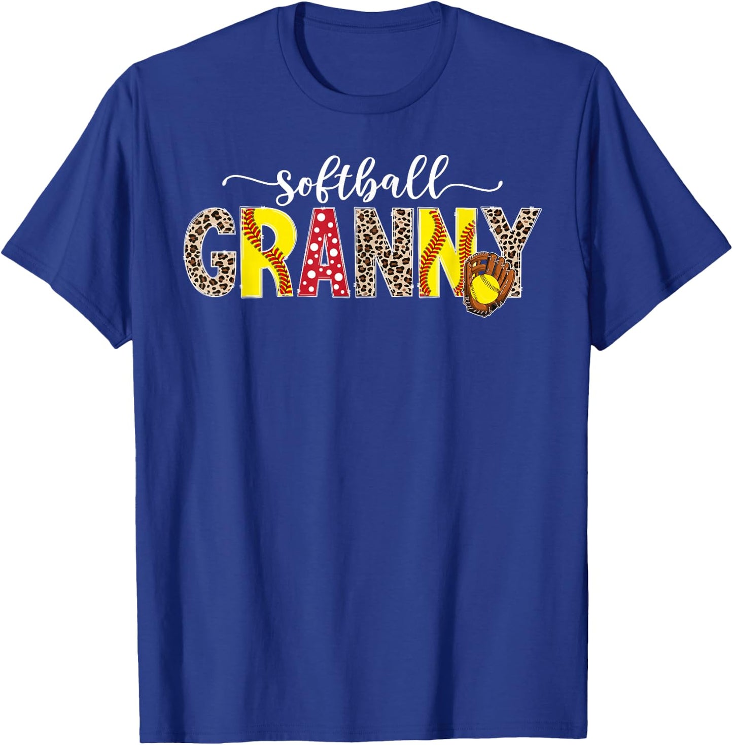 Softball Granny of A Softball Player Granny T-Shirt - T-Shirt | Royal