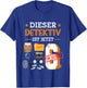 Children's with German Text "Dieser Detektiv Ist Jetzt 6" [German Language], black T-Shirt - T-Shirt | Royal