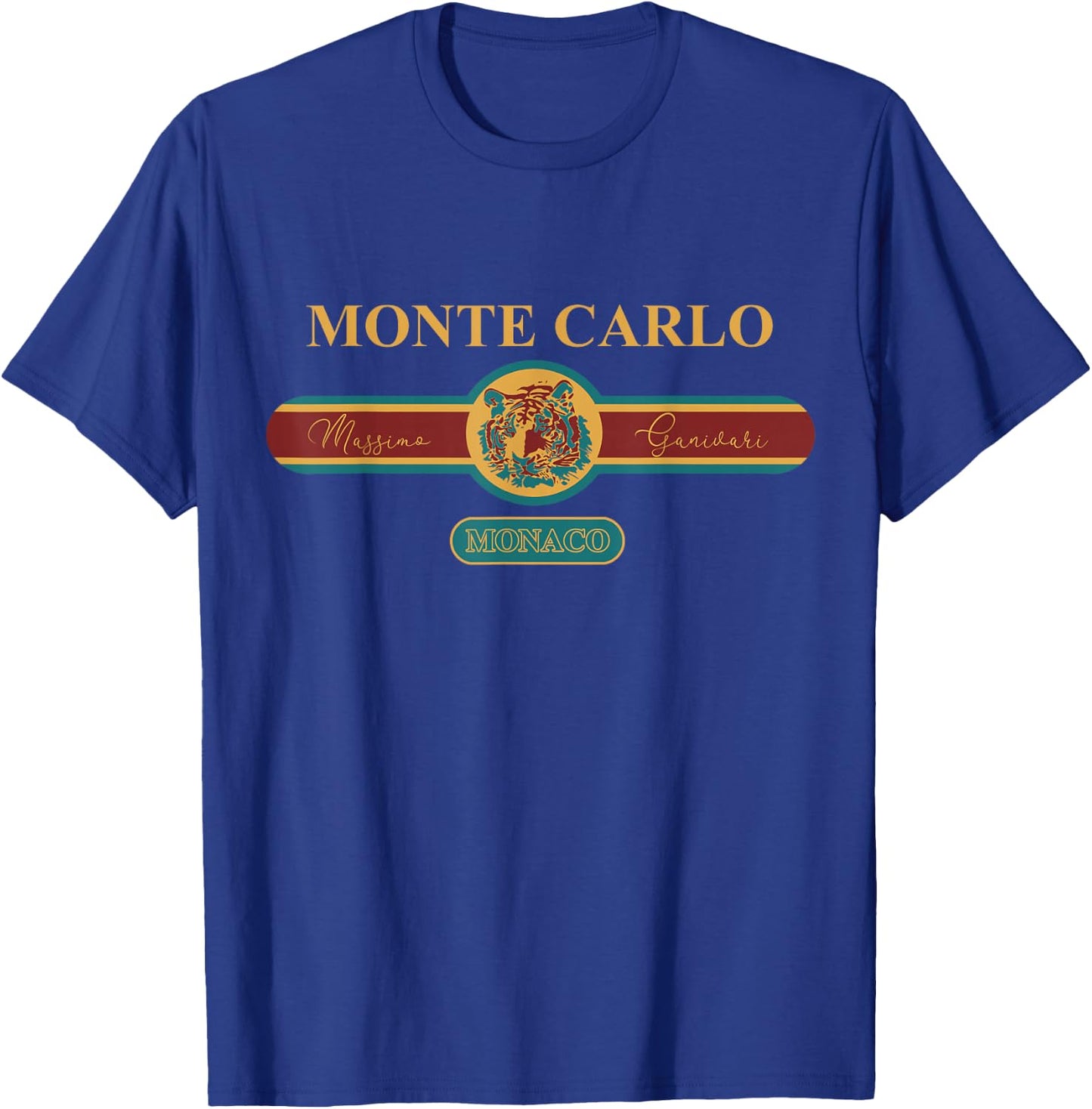 Fashion Monte Carlo Monaco Holiday Souvenir , black T-Shirt - T-Shirt | Royal