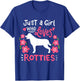 Rottie Rottweiler Just A Girl Who Loves Rotties Gift T-Shirt - T-Shirt | Royal