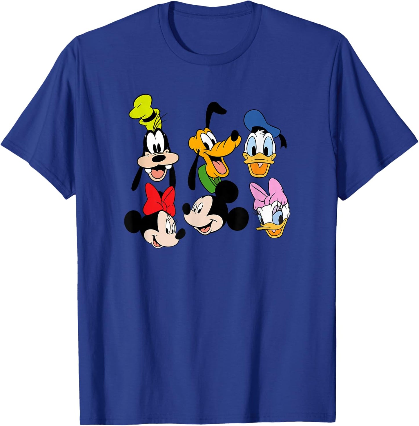 Disney Mickey And Friends Sensational Six Friends Group T-Shirt - T-Shirt | Royal