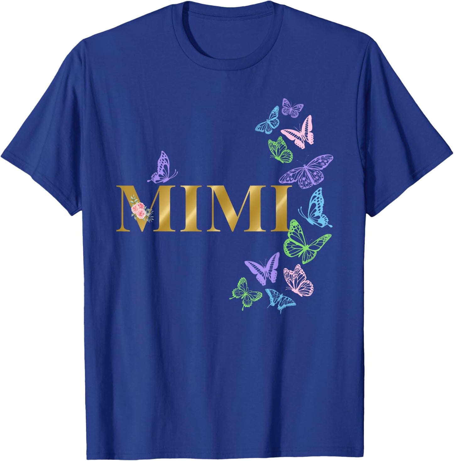 Mimi of The Birthday Girl Butterfly Party Matching Family T-Shirt - T-Shirt | Royal