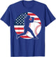 Cool Baseball Design Women Catcher Baseball Player T-Shirt - T-Shirt | Royal