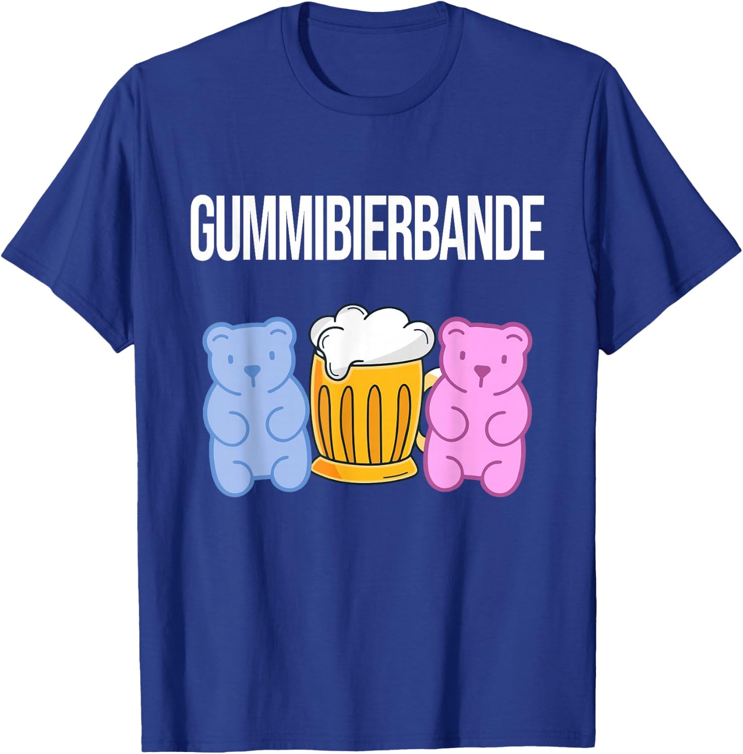 Gummibierbande - lustiges Sauf Party Urlaub Malle Gruppen T-Shirt - T-Shirt | Royal
