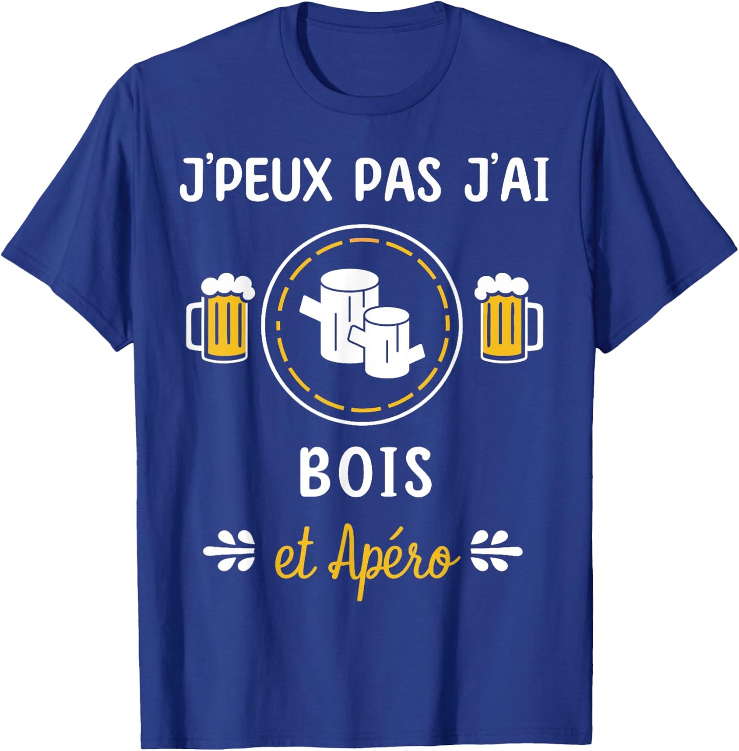 Je peux pas j'ai Bois , Black, S T-Shirt - T-Shirt | Royal