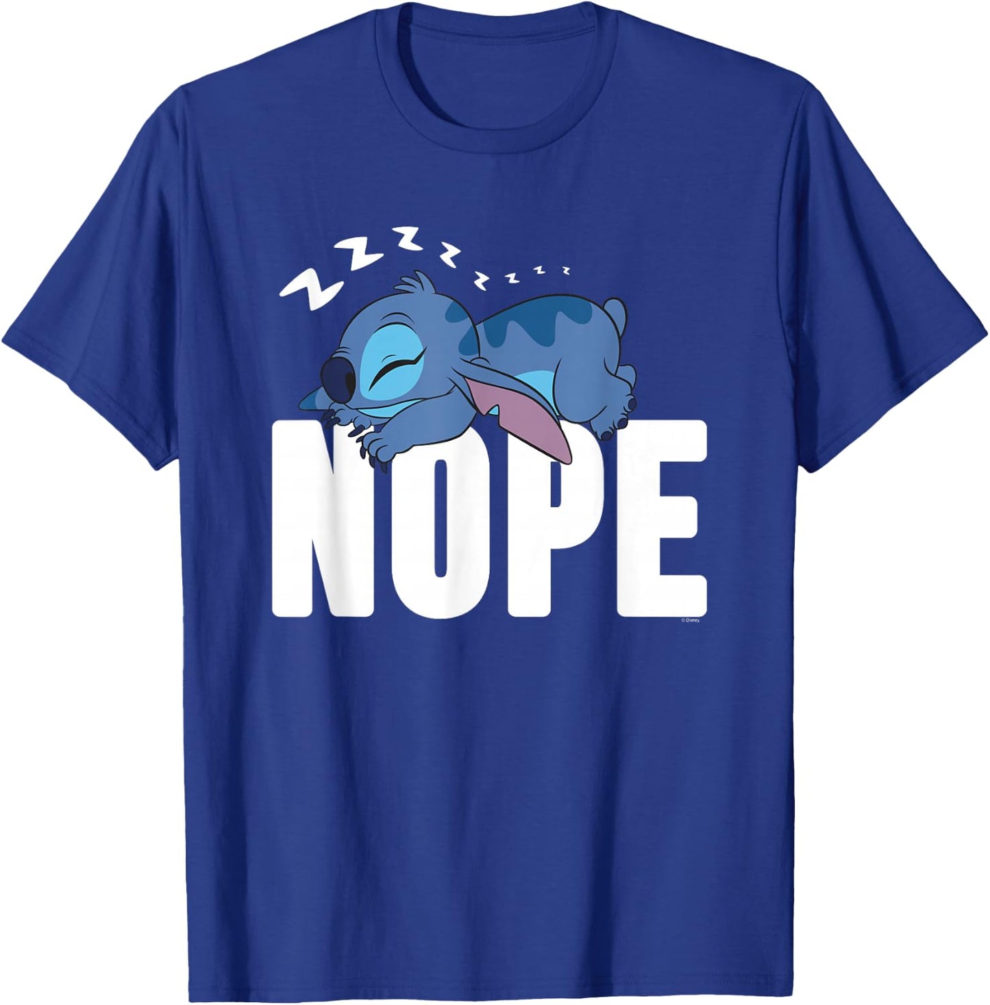 Lilo And Stitch Nope Nightdress , black T-Shirt - T-Shirt | Royal