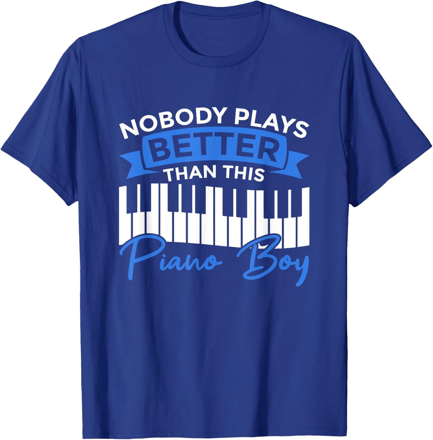 Klavier Junge T-Shirt - T-Shirt | Royal