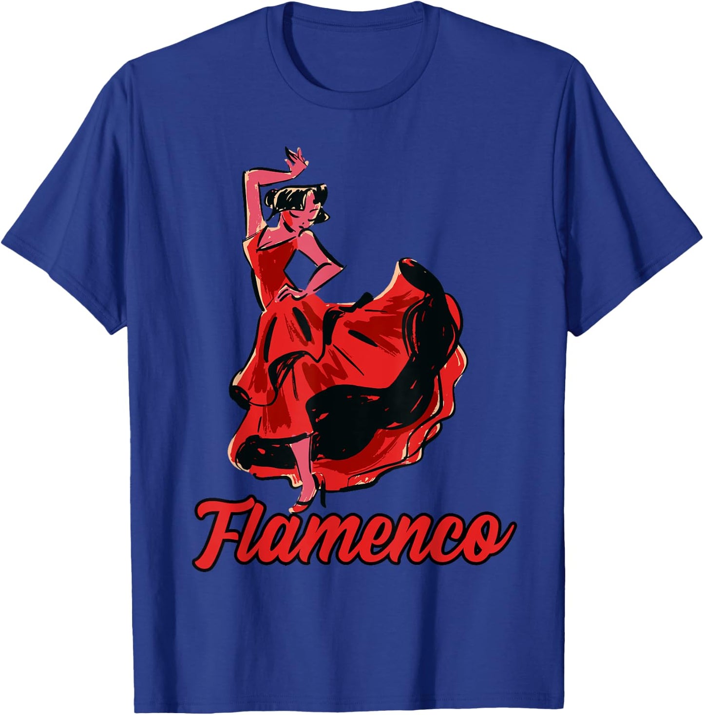 Flamenco Dancer, Flamenco , Flamenco T-Shirt - T-Shirt | Royal