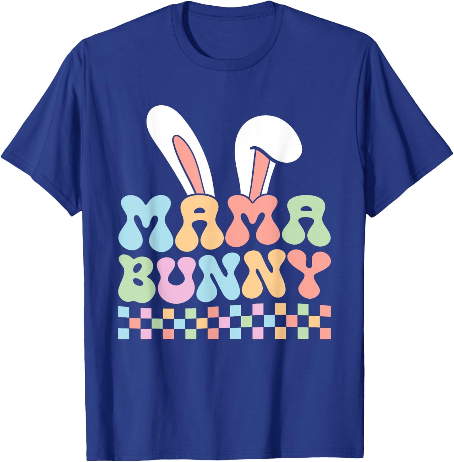 Mama Bunny Shirt Mom Pregnancy Matching Family Easter T-Shirt - T-Shirt | Royal