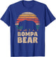 Bompa Bear Vintage Retro Funny Father's Day T-Shirt - T-Shirt | Royal