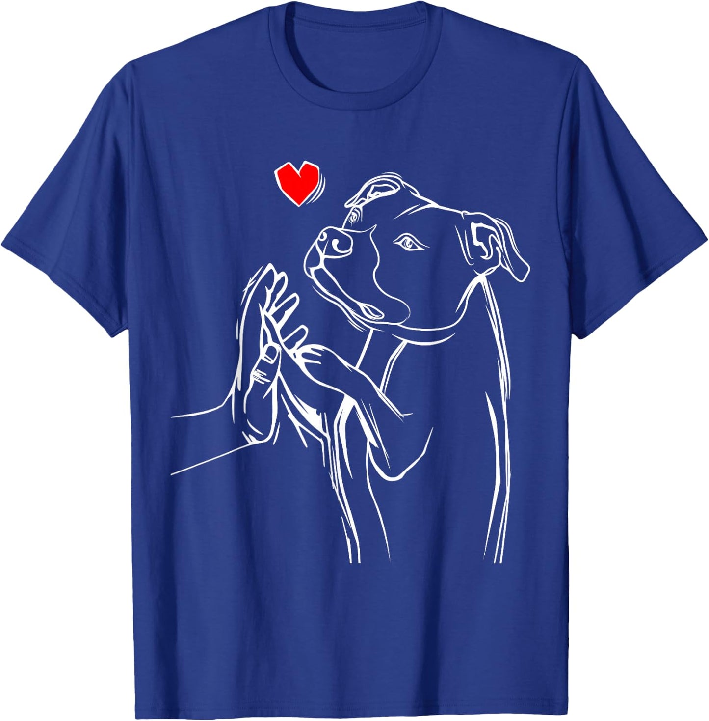 American Staffordshire Terrier Dog Amstaff T-Shirt - T-Shirt | Royal