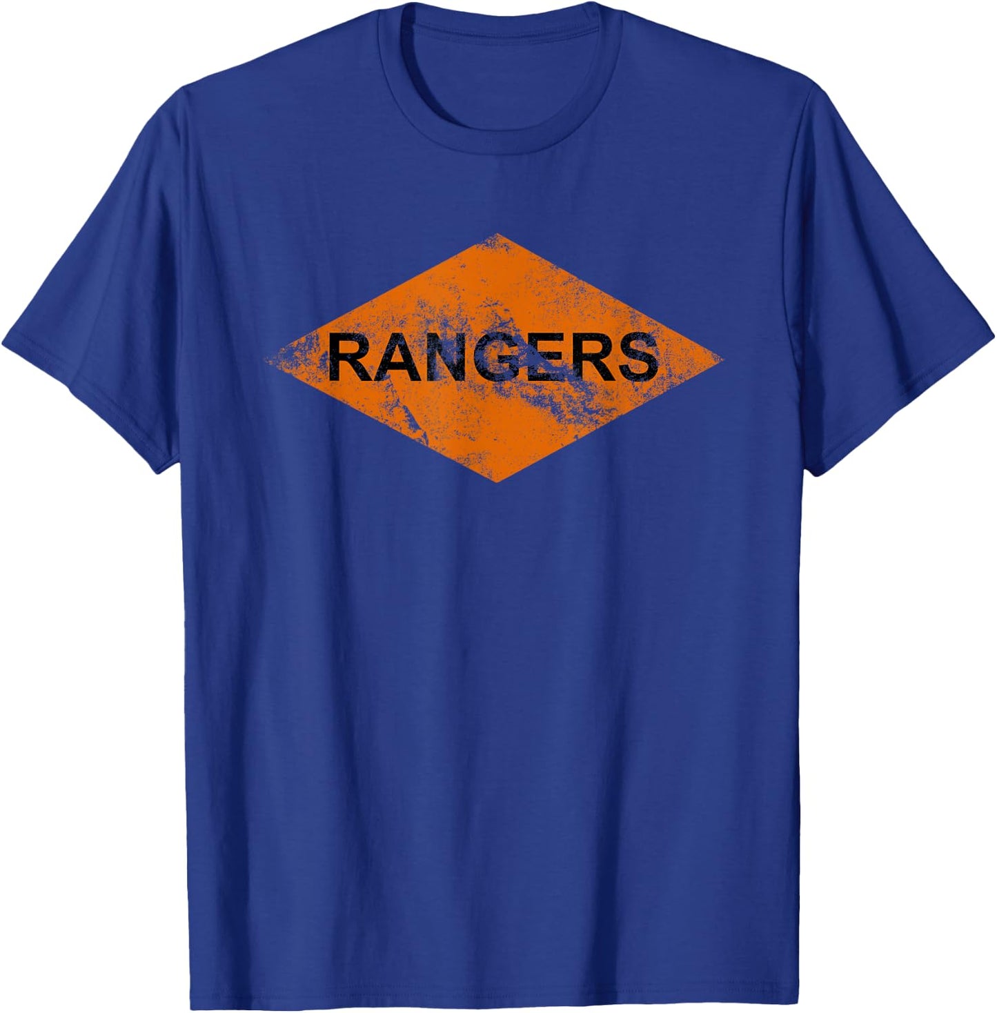 Vintage US Army Ranger Diamond - 75th RGT - RLTW T-Shirt - T-Shirt | Royal