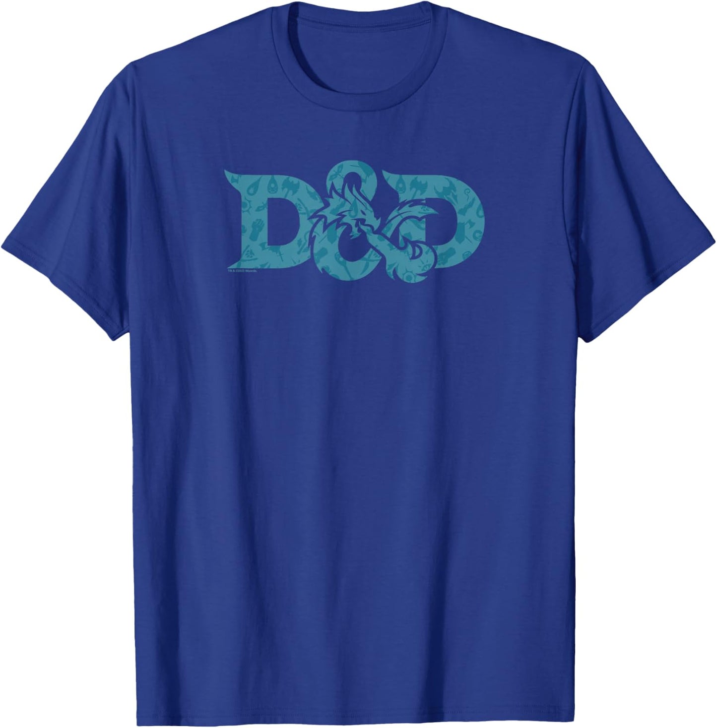 Dungeons & Dragons DND Official Icons Logo T-Shirt - T-Shirt | Royal