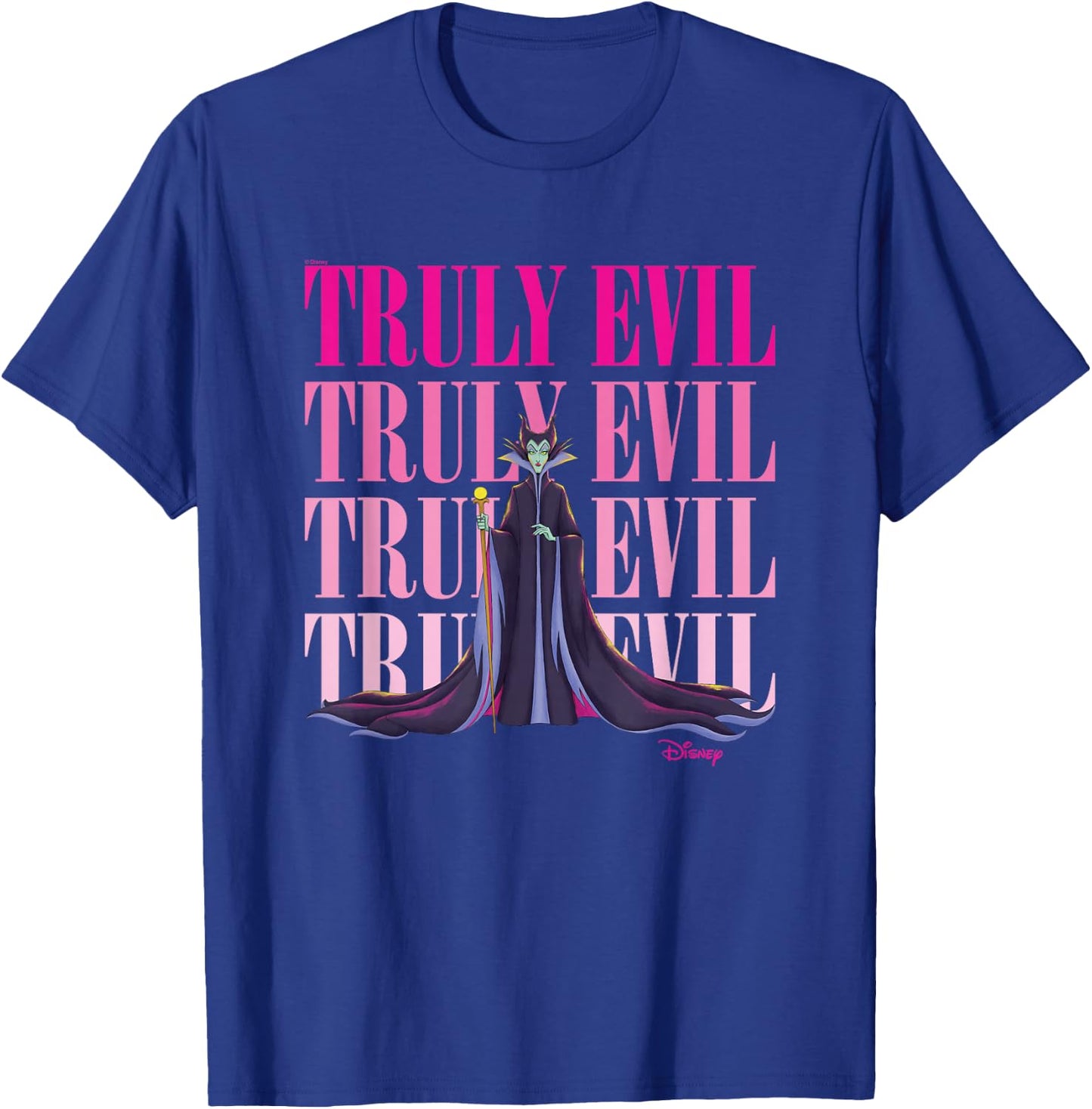 Disney Villains - Maleficent Truly Evil Stacked T-Shirt - T-Shirt | Royal